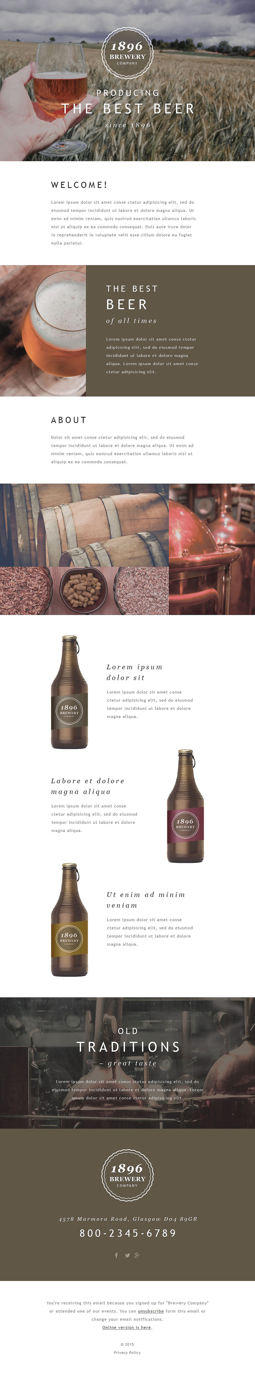 Brewery Responsive Newsletter Template New Screenshots BIG