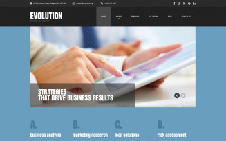 Business & Services Responsive Website Template