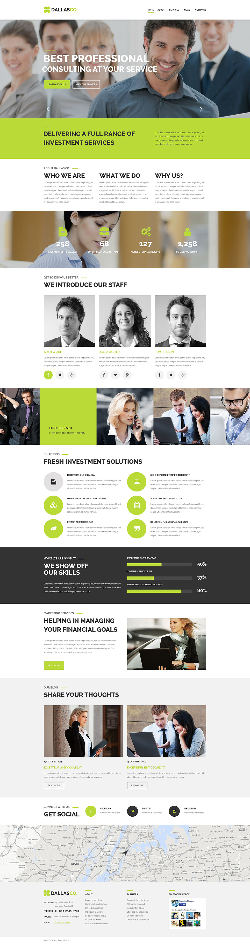 Business Responsive Website Template New Screenshots BIG