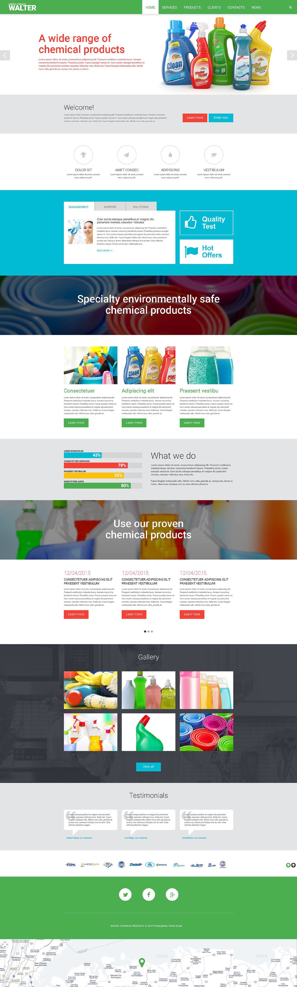 Chemical Products Website Template New Screenshots BIG