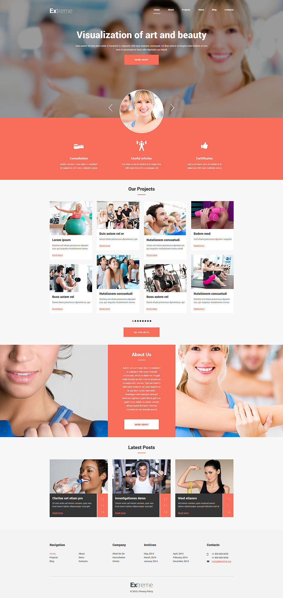 Extreme Sports Responsive Joomla Template New Screenshots BIG