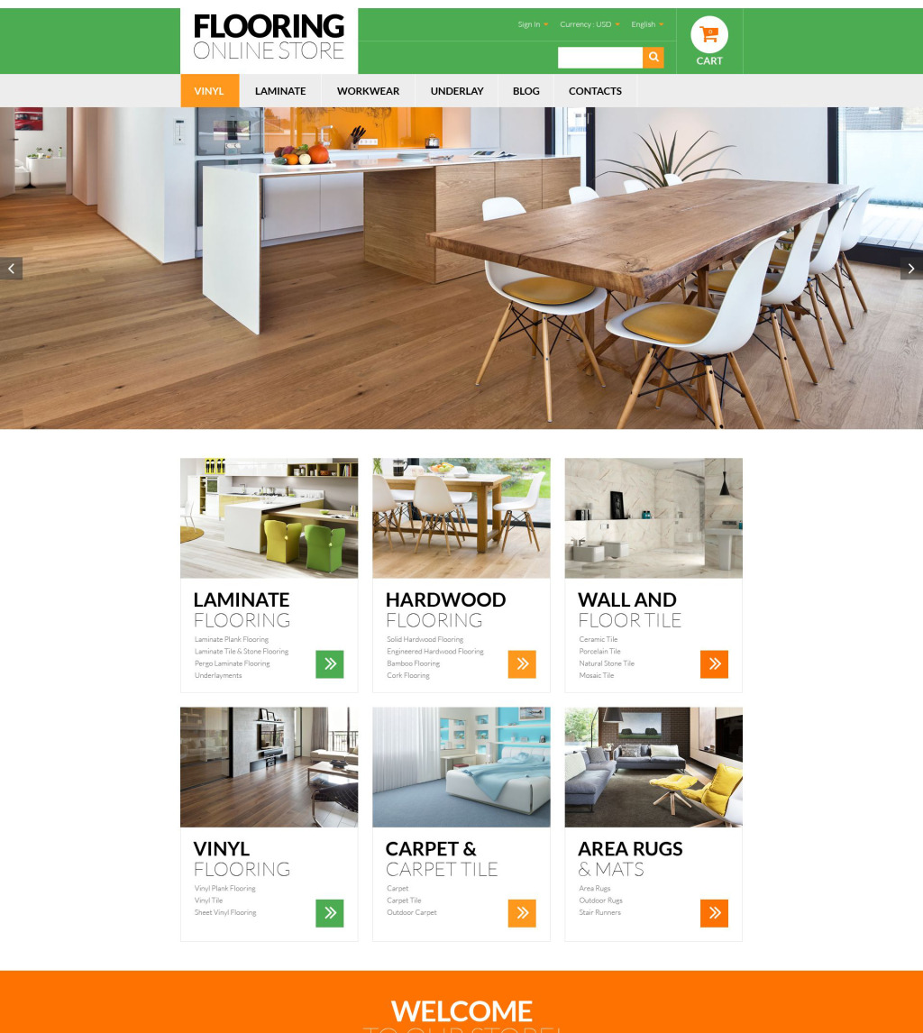 Live Demo For Flooring Online Store Prestashop Theme 55465