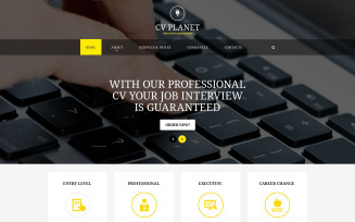 Investment Company Responsive Website Template