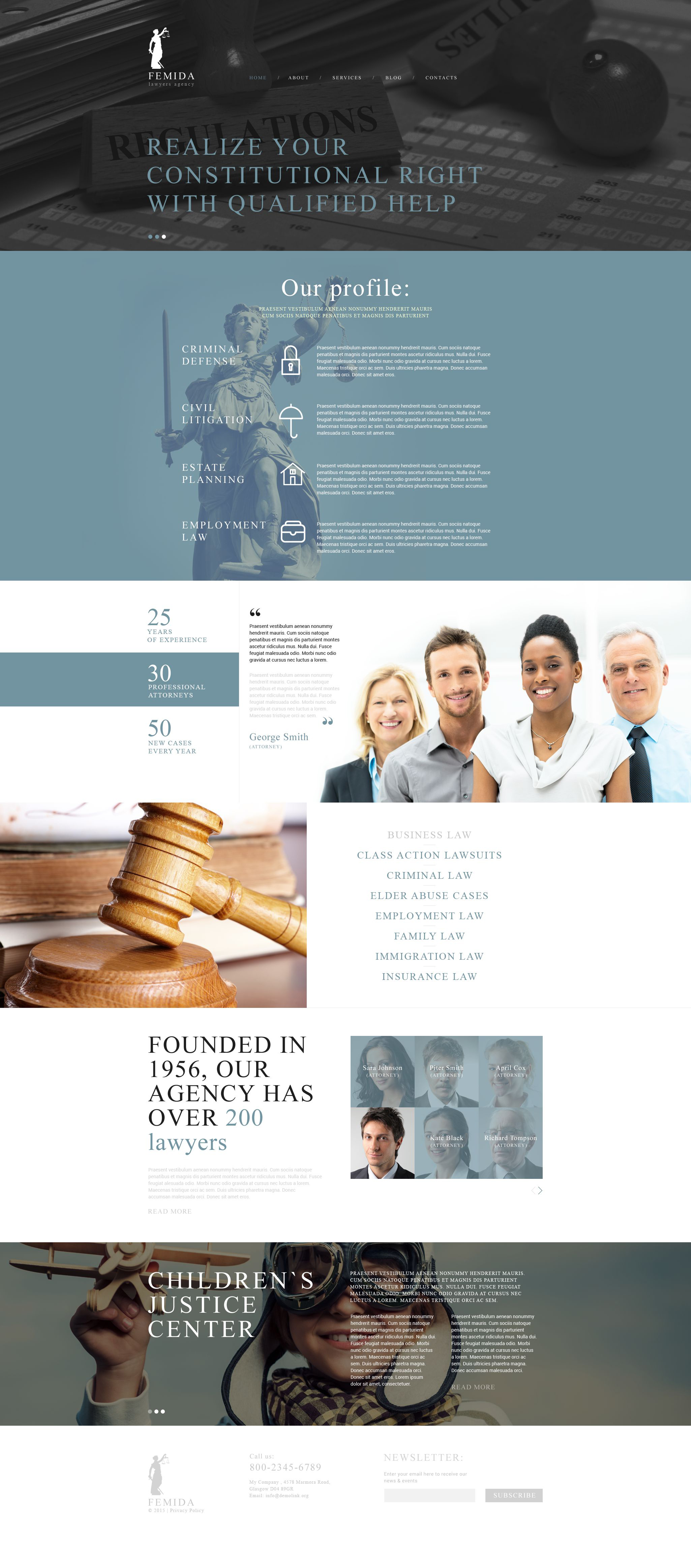 Joomla Vorlage namens "Themis" #55404