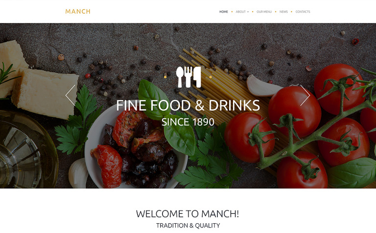 Manch Responsive Website Theme Big Screenshot Manch Website Template New Screenshots BIG