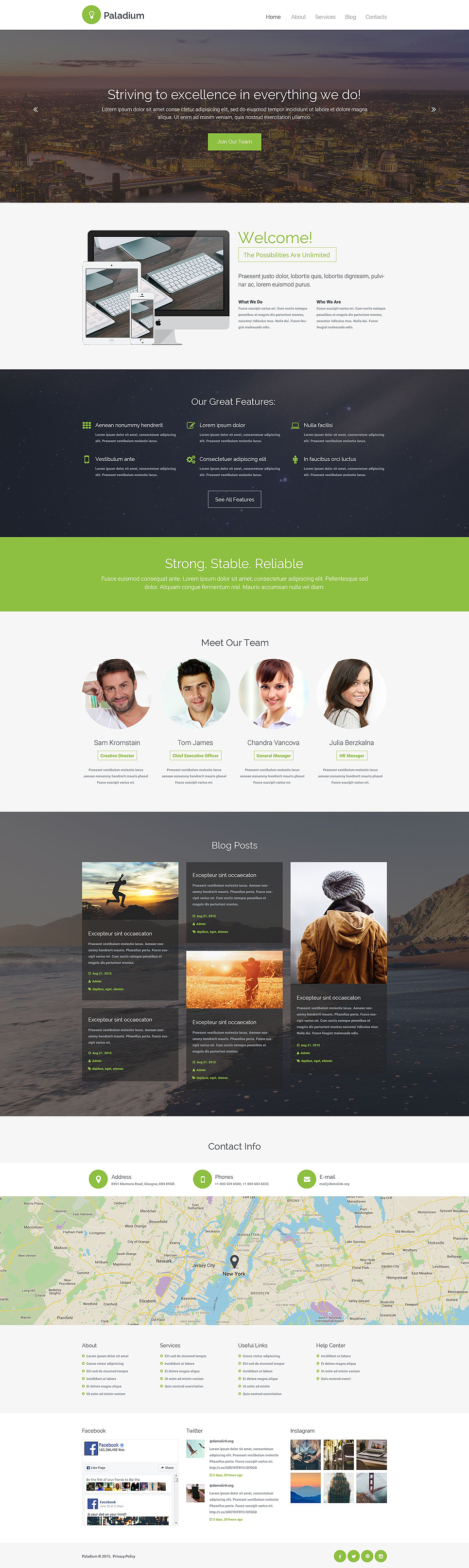 Paladium Website Template New Screenshots BIG