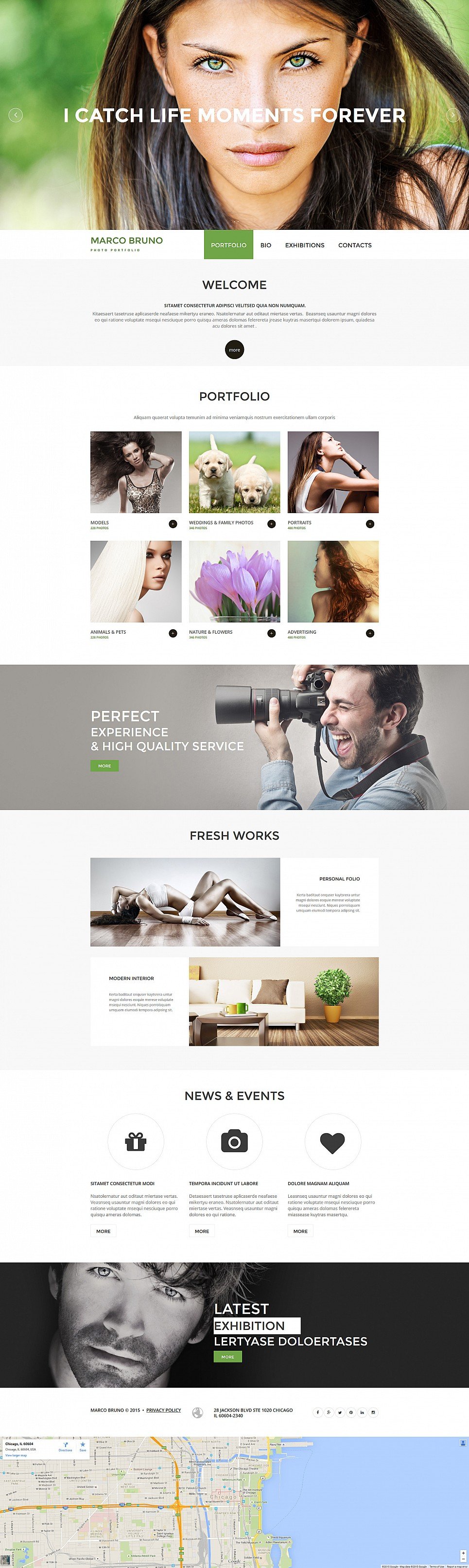 Photographer Portfolio Responsive Photo Gallery Template New Screenshots BIG