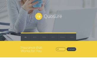 Quosure Website Template