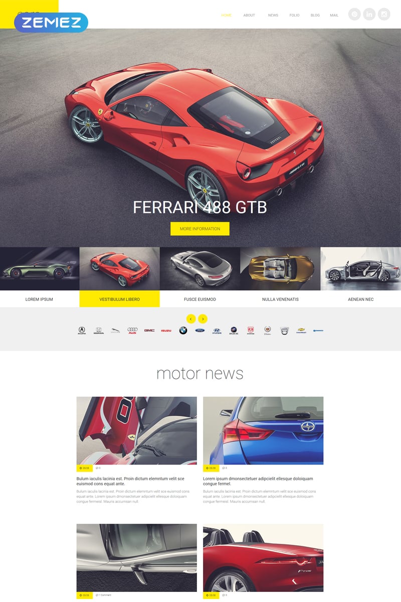 Responsive Cars Joomla #55424