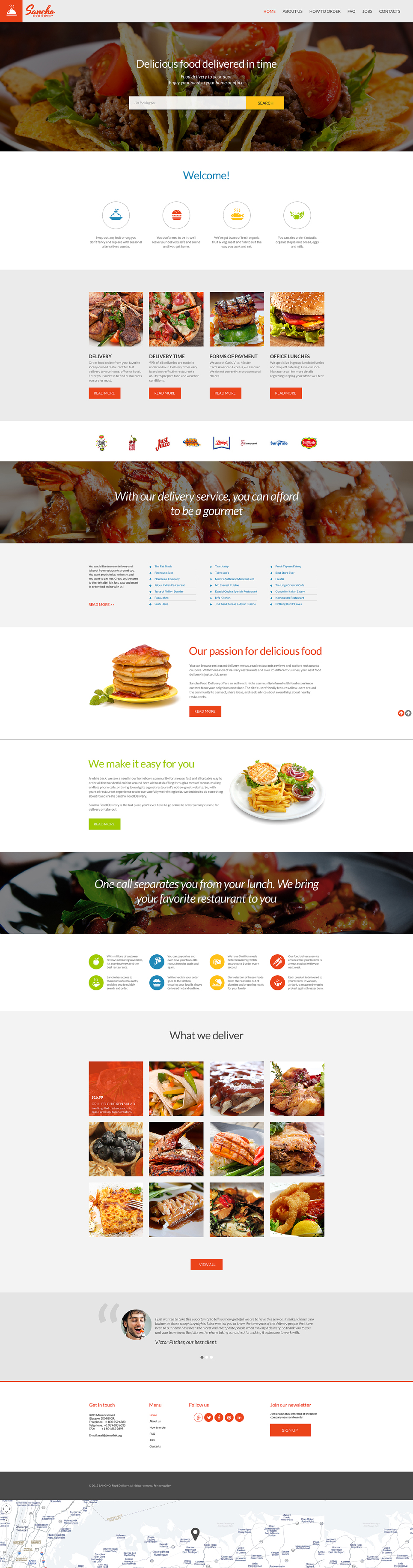 Sancho Website Template New Screenshots BIG