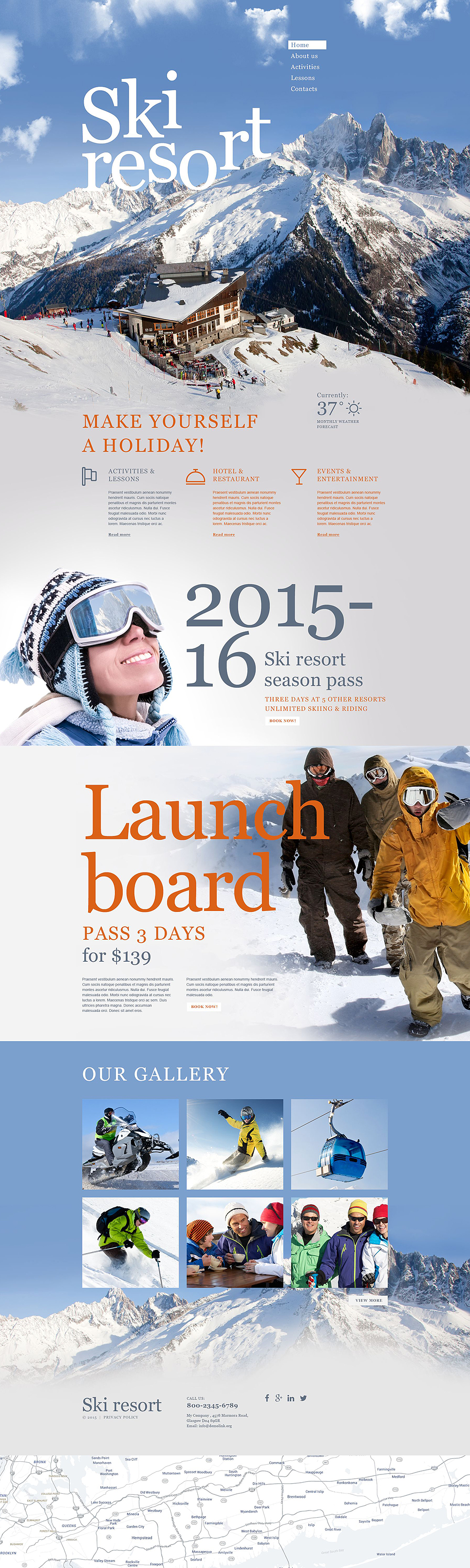 Skiing Muse Template New Screenshots BIG