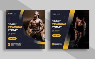 Fitness Gym Social Media Post Ver-1