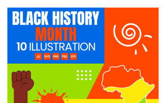 10 Black History Month Illustration