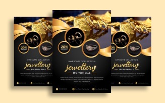 Jewelry Sale Flyer Template Design Ver-1