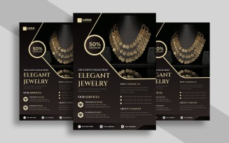 Jewelry Sale Flyer Template Design Ver-4