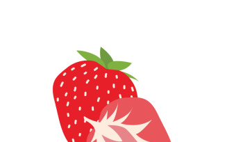 Professional Strawberry Fruit Vector Logo for Branding