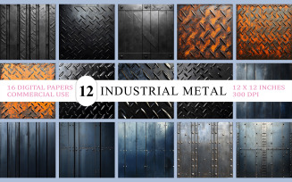 Rusted Steel Plates & Iron Surface Collection | Industrial Metal Texture Background Bundle