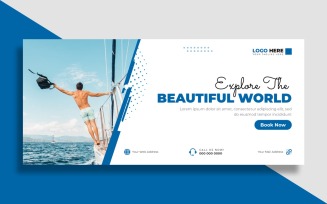 Travel Agency Facebook Cover Template Ver-1
