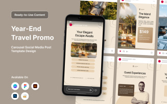 Year-End Luxury Travel Promo Carousel