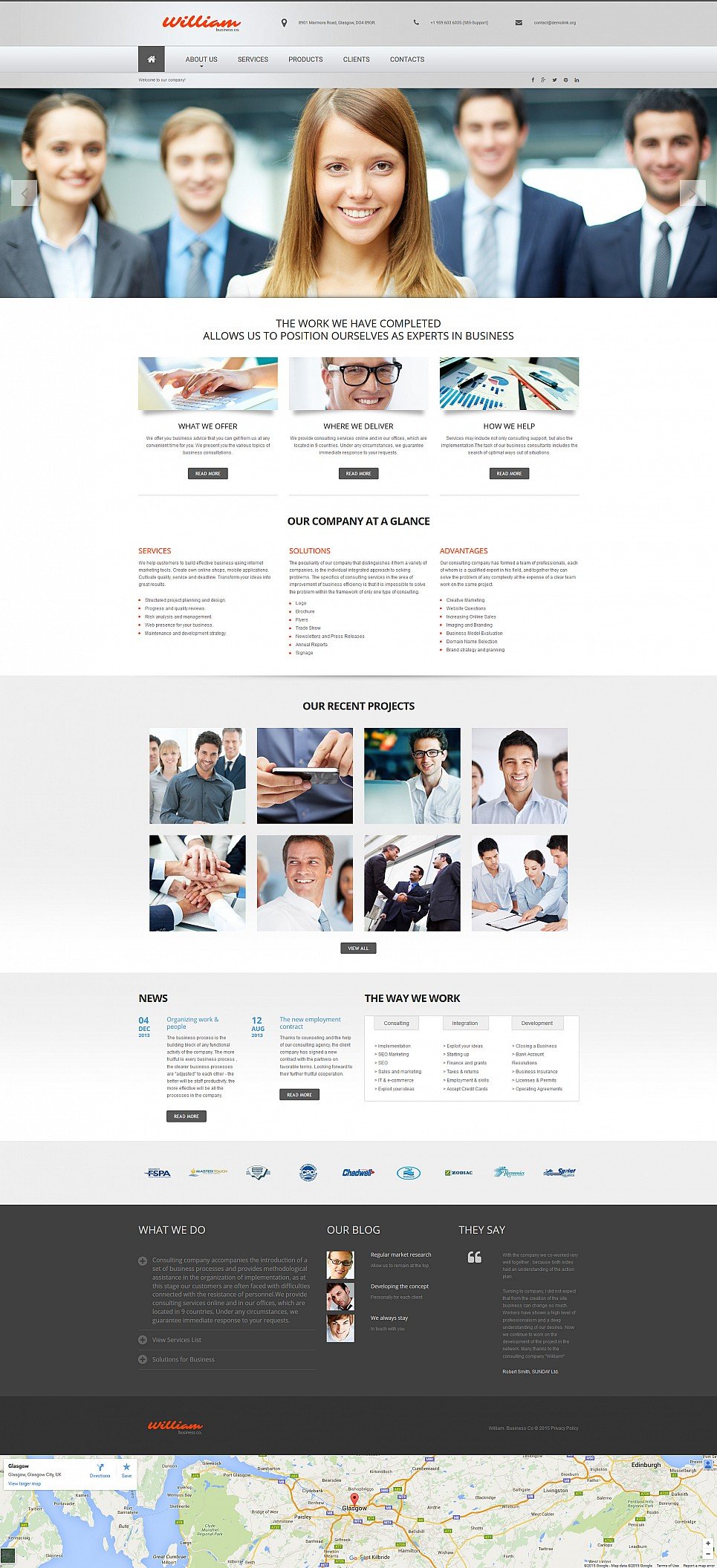 Business Responsive Moto CMS 3 Template New Screenshots BIG