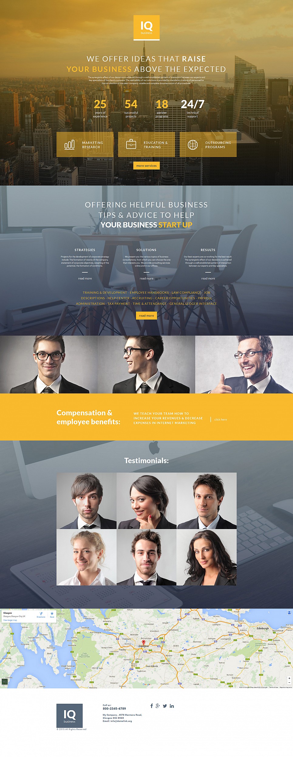 Business Responsive Moto CMS 3 Template New Screenshots BIG