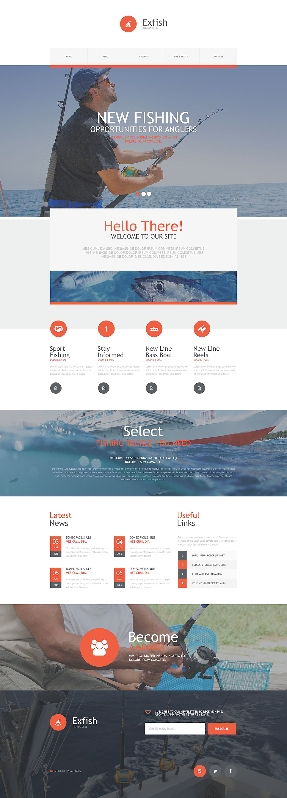 Fishing Muse Template New Screenshots BIG