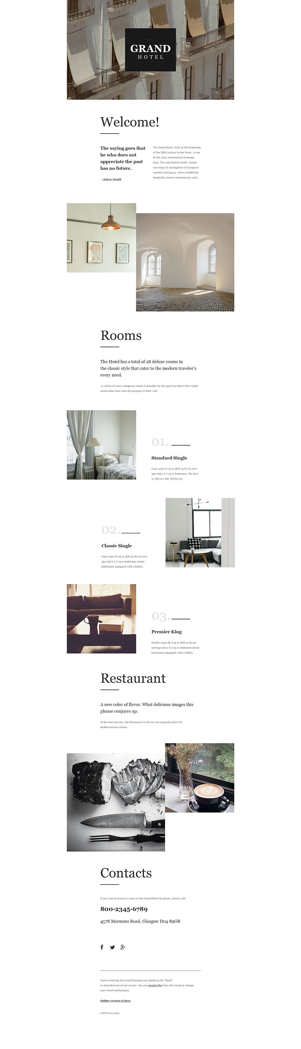 Hotels Responsive Newsletter Template New Screenshots BIG