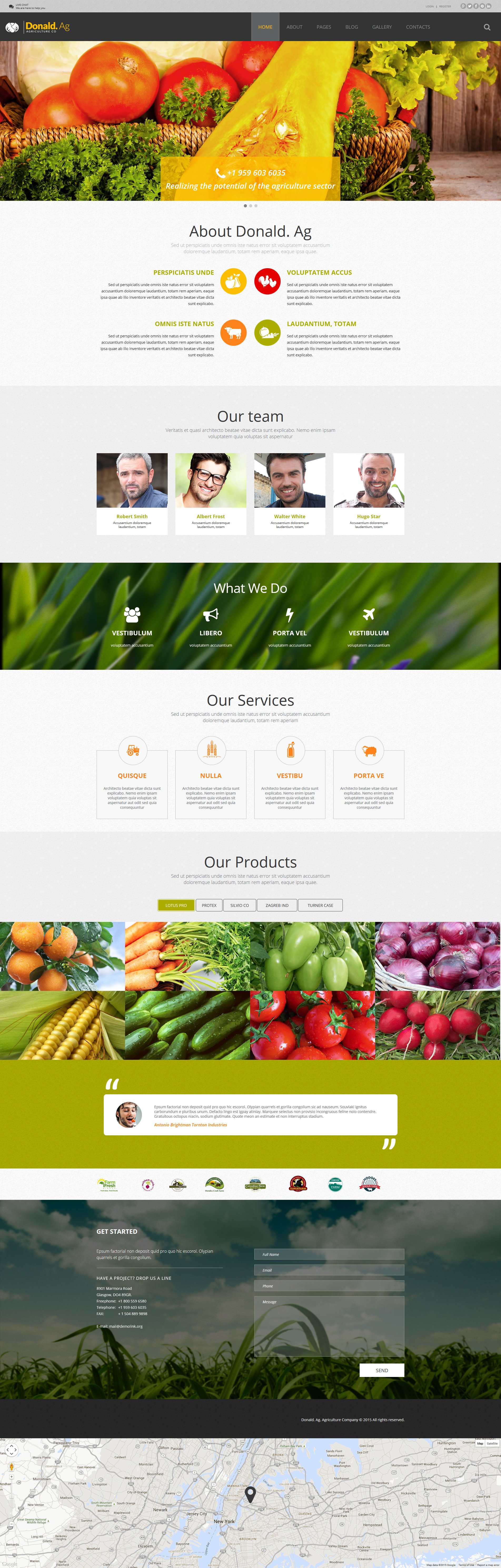 Plantilla Joomla "Agricultura" #55599