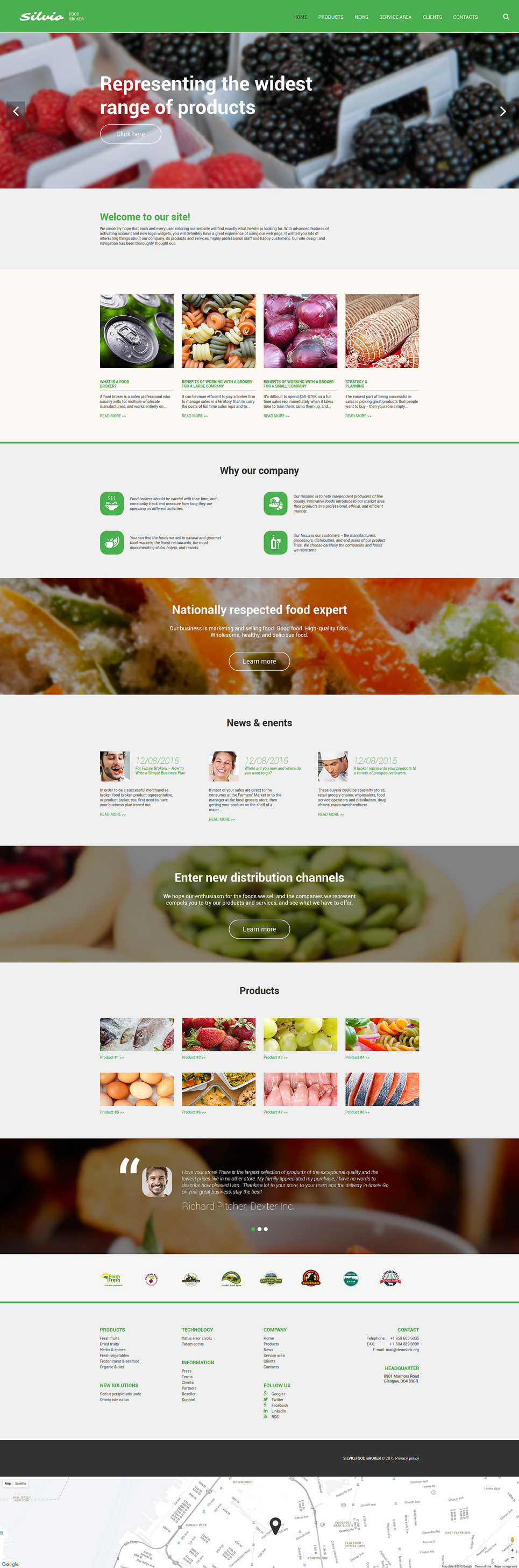 Silvio Website Template New Screenshots BIG