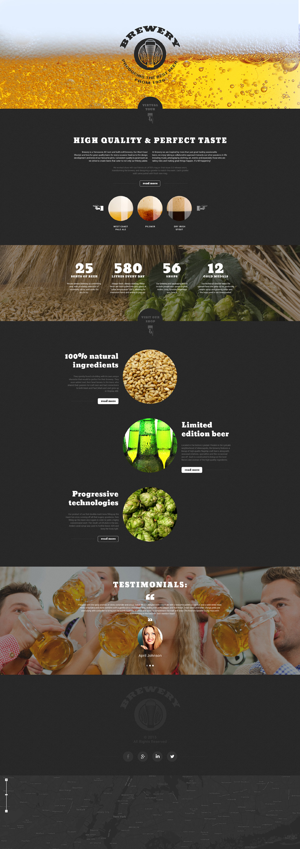 Brewery Responsive Landing Page Template New Screenshots BIG