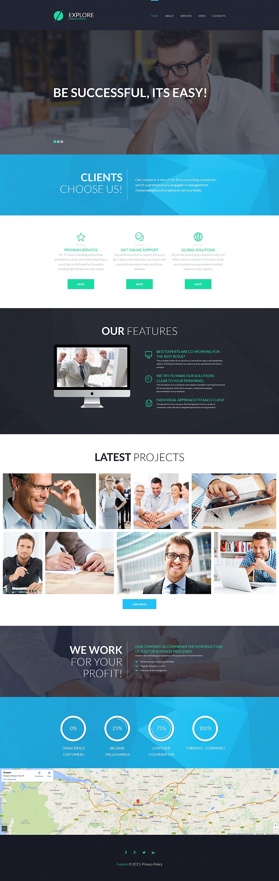 Business Responsive Moto CMS 3 Template New Screenshots BIG