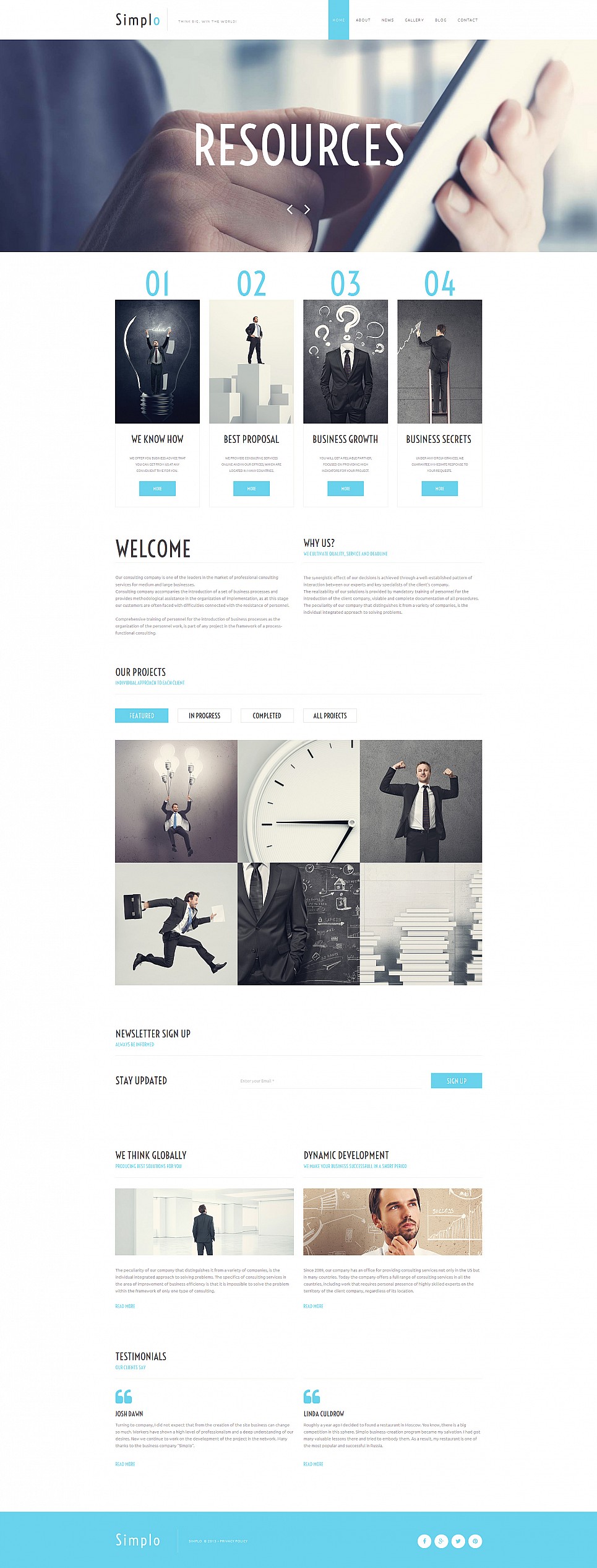 Business Responsive Moto CMS 3 Template New Screenshots BIG