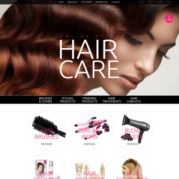 Hair Stylist Opencart Template