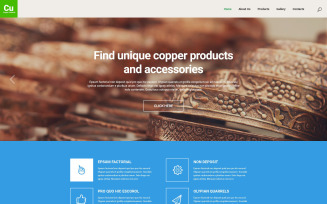 Industrial Responsive Website Template
