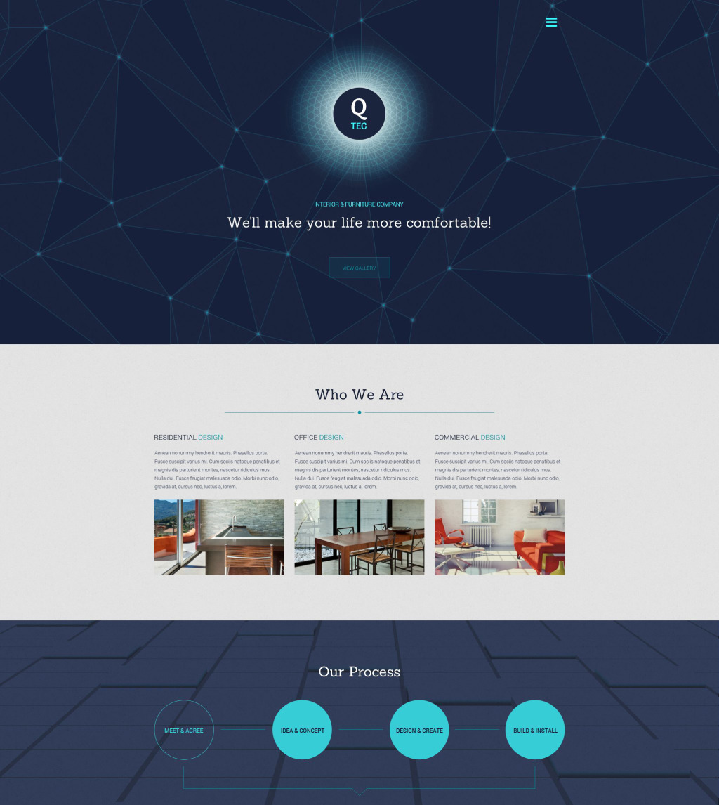 Demo for Interior Furniture Website Template #55614