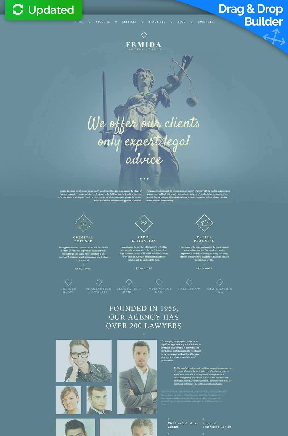 Law Firm Responsive Moto CMS 3 Template New Screenshots BIG