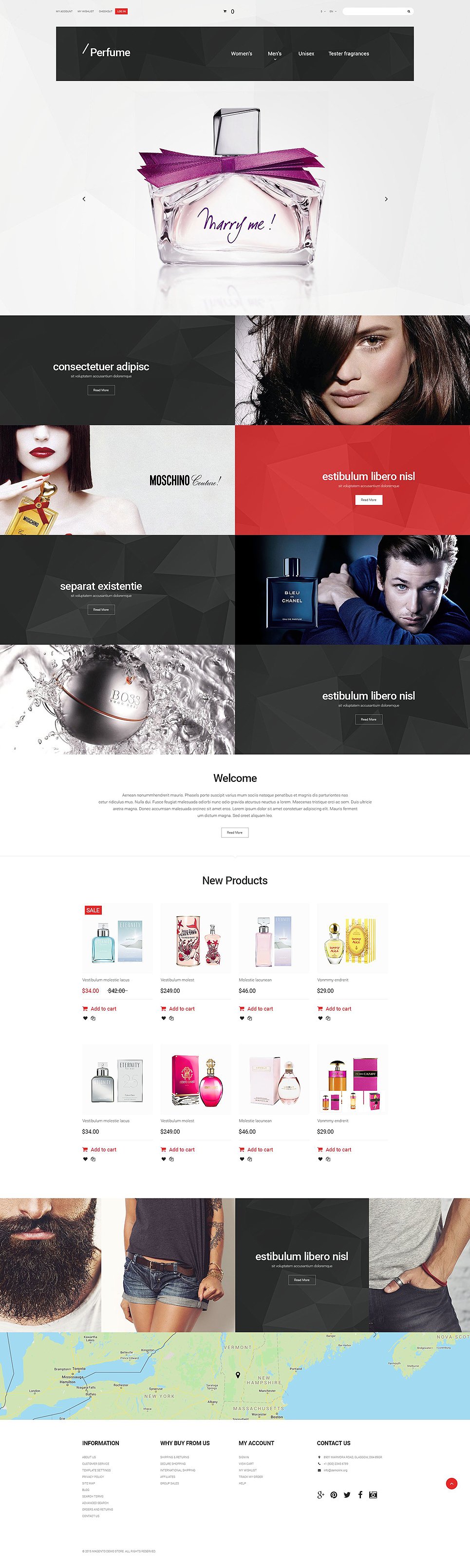 Perfume Magento Theme New Screenshots BIG