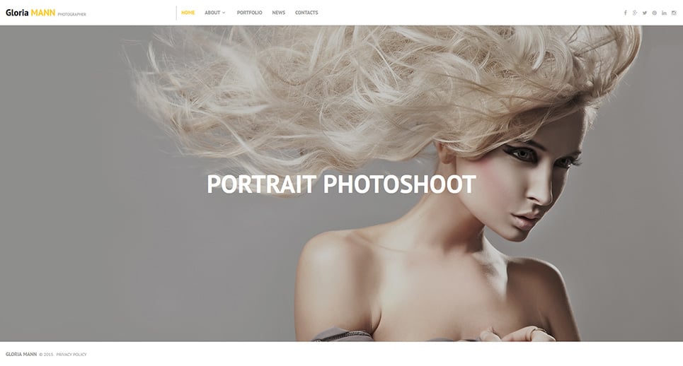 Photographer Portfolio Responsive Photo Gallery Template New Screenshots BIG