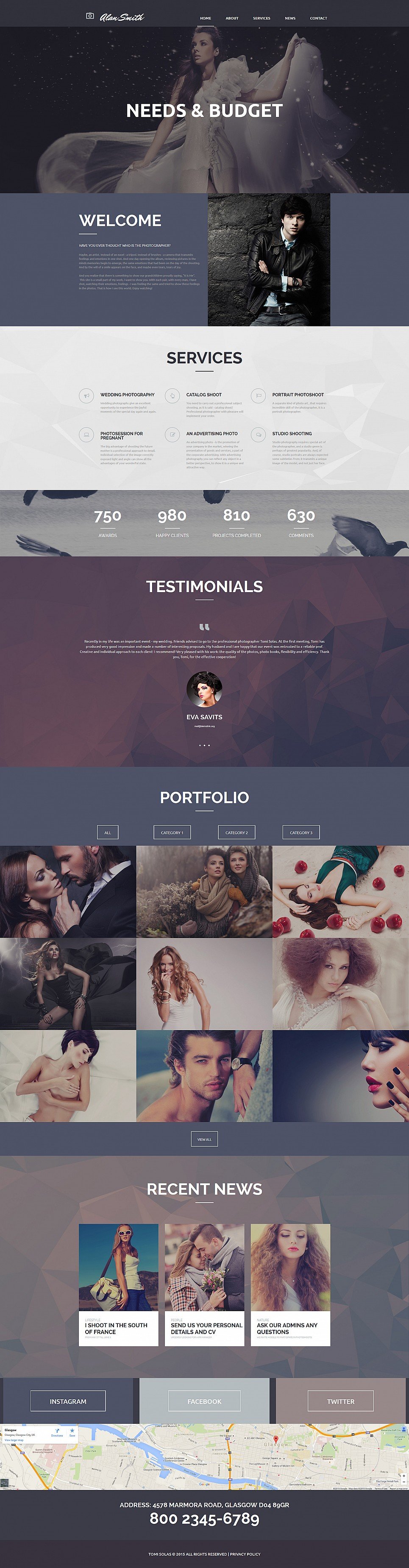 Photographer Portfolio Responsive Photo Gallery Template New Screenshots BIG