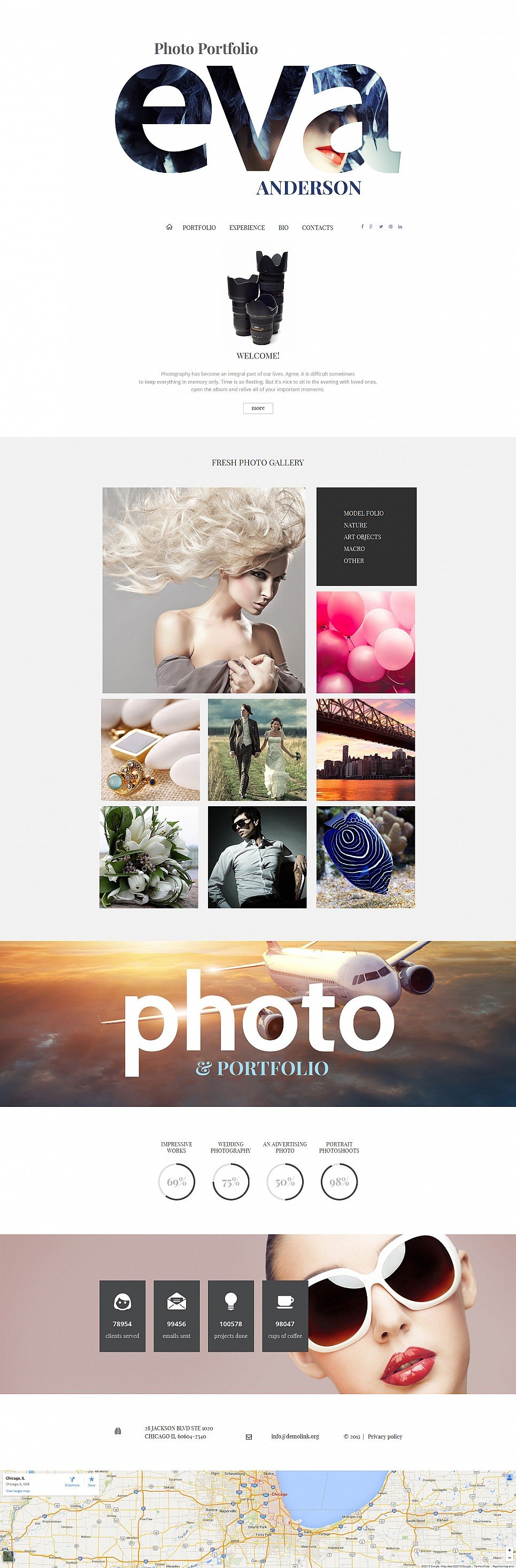 Photographer Portfolio Responsive Photo Gallery Template New Screenshots BIG