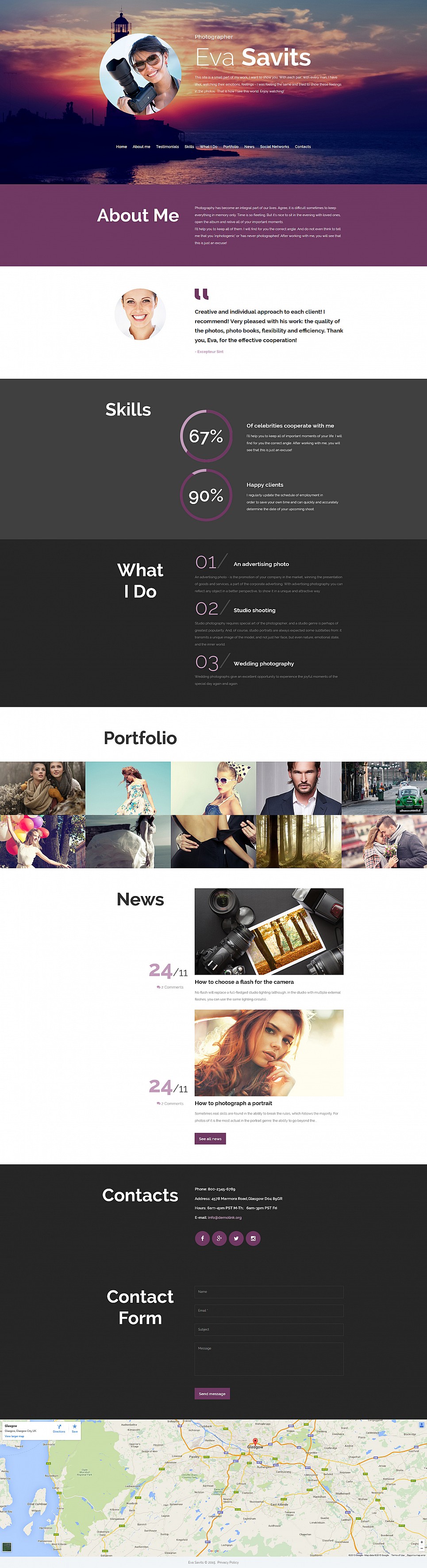 Photographer Portfolio Responsive Photo Gallery Template New Screenshots BIG