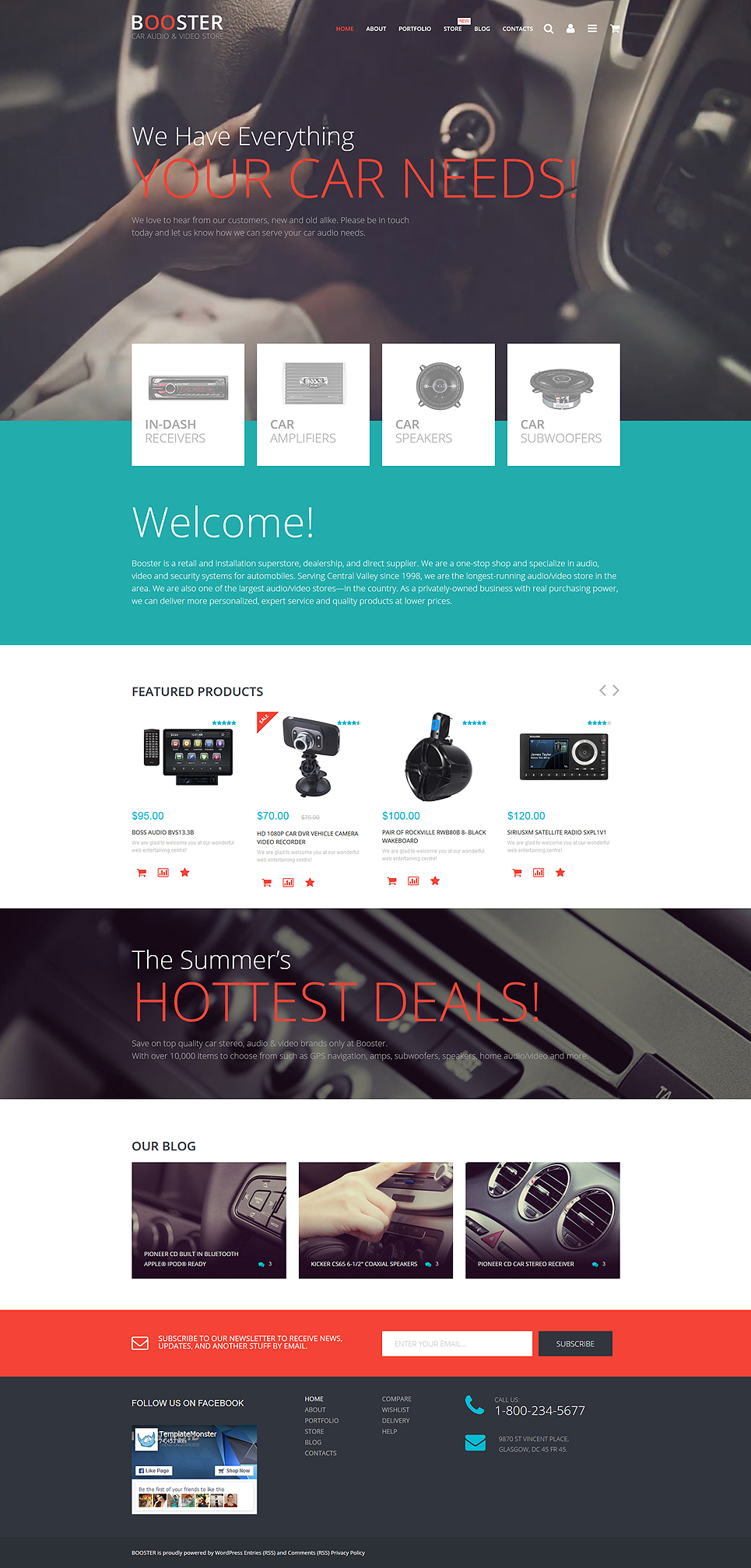 Car Audio  Video WooCommerce Theme New Screenshots BIG