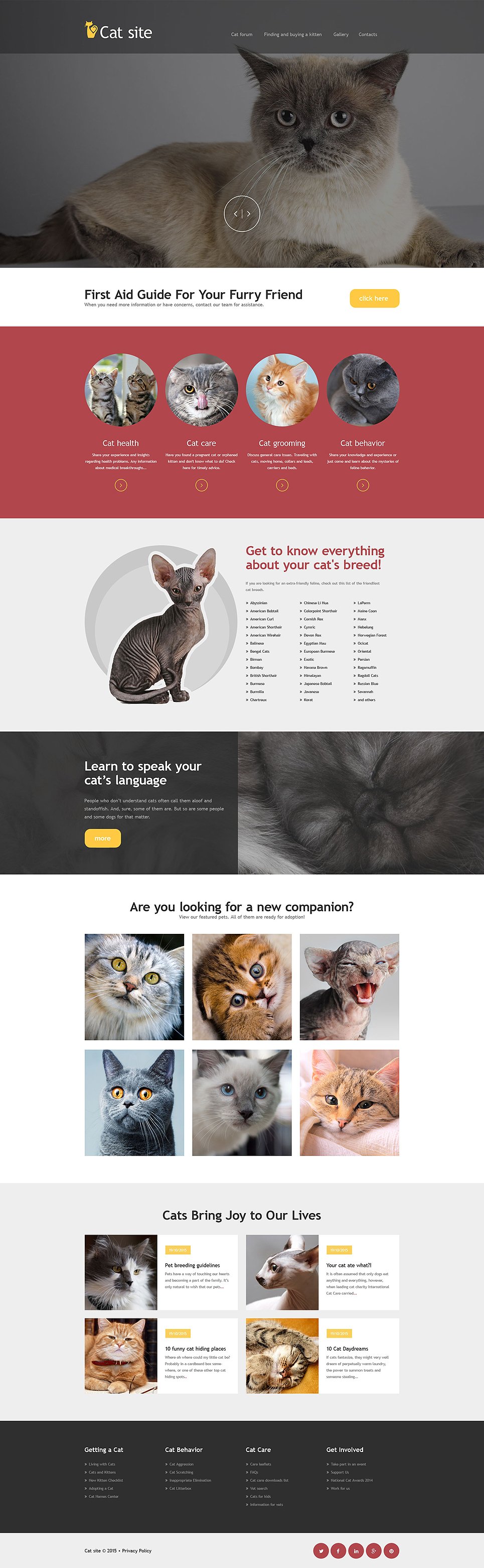 Cat Muse Template New Screenshots BIG