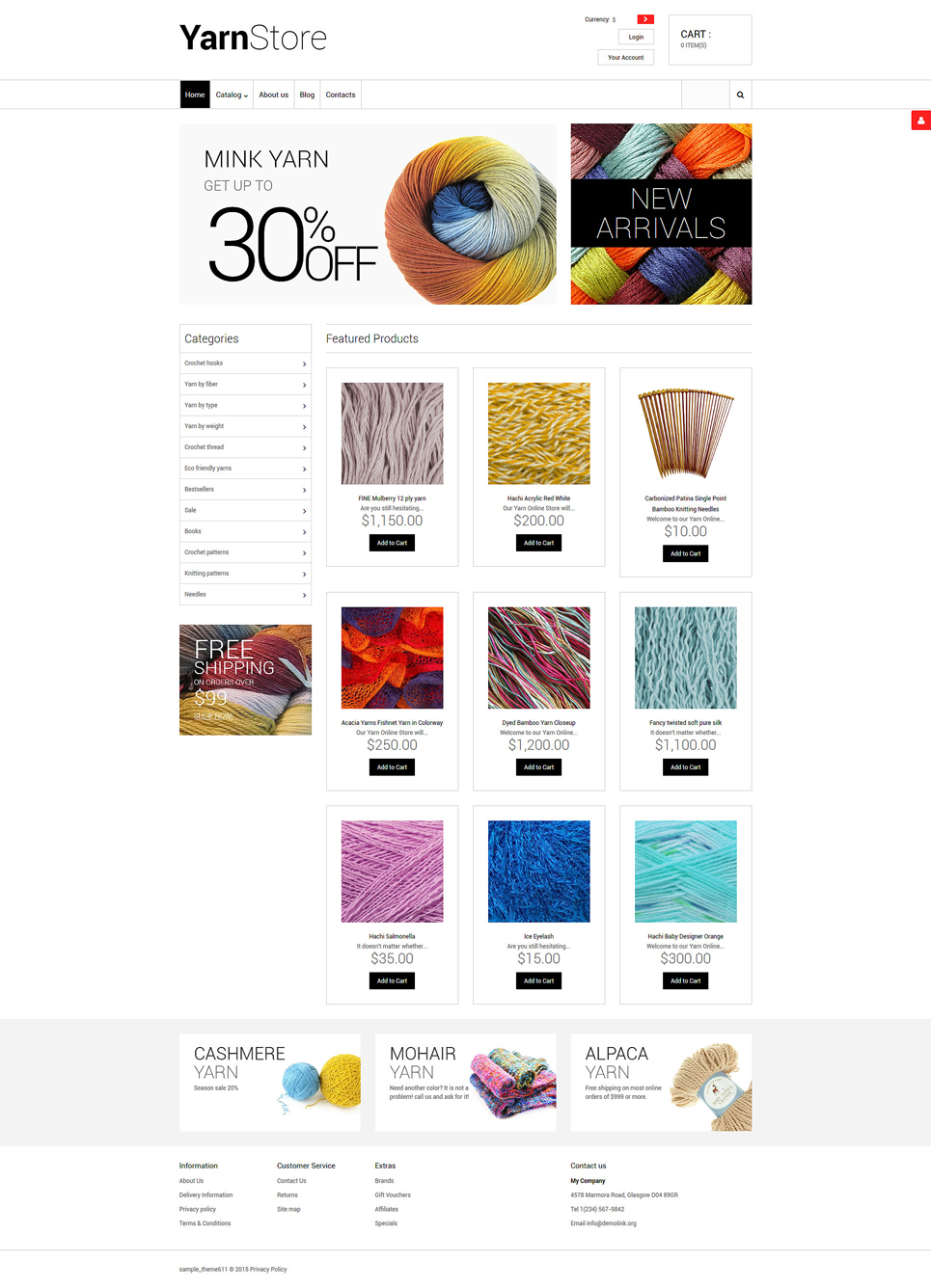 Crafts Responsive VirtueMart Template New Screenshots BIG