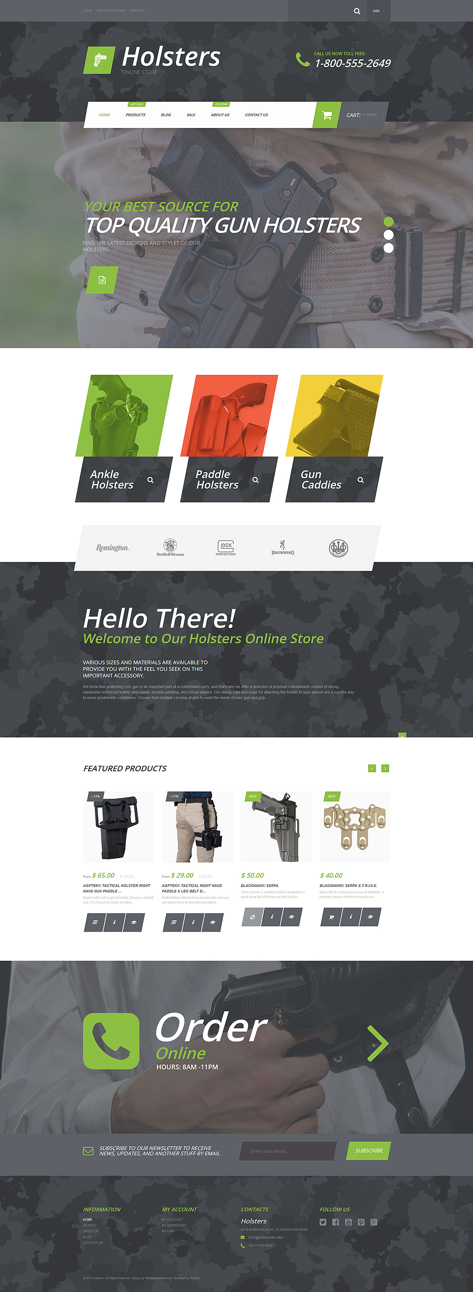 Holsters Shopify Theme New Screenshots BIG