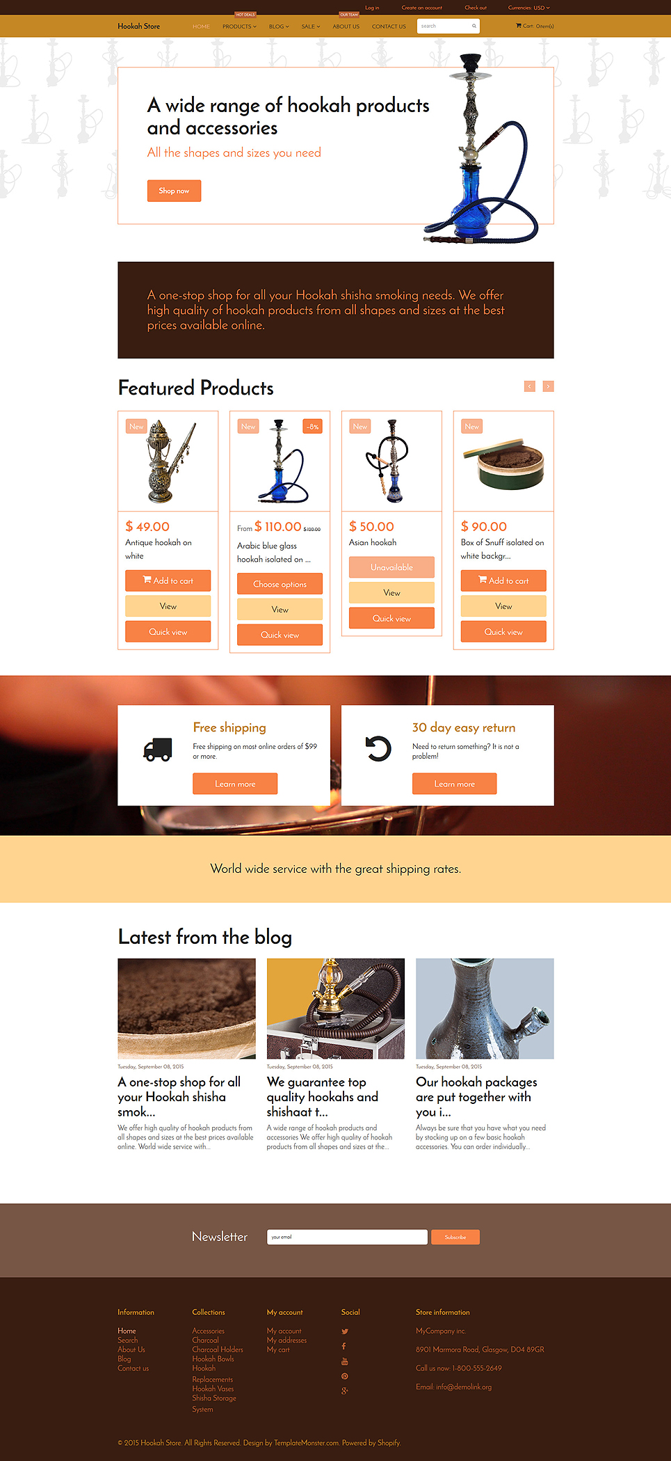 Tobacco Shopify Theme New Screenshots BIG