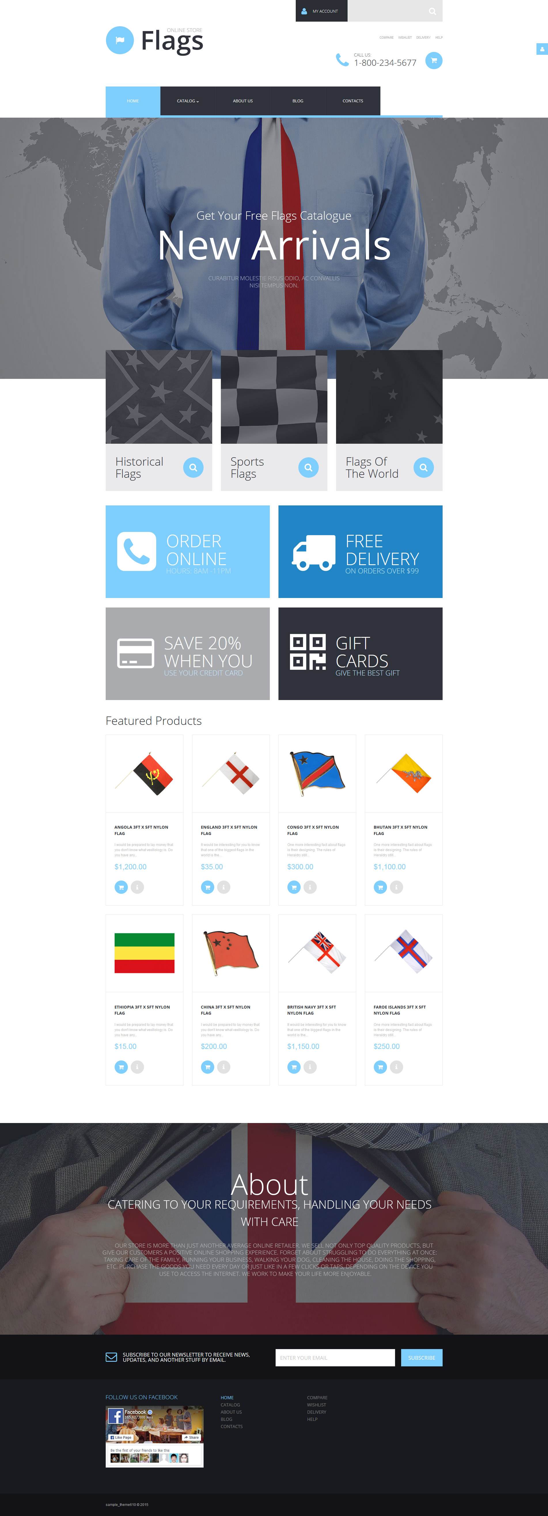 VirtueMart Template over Politieke №55748 - screenshot