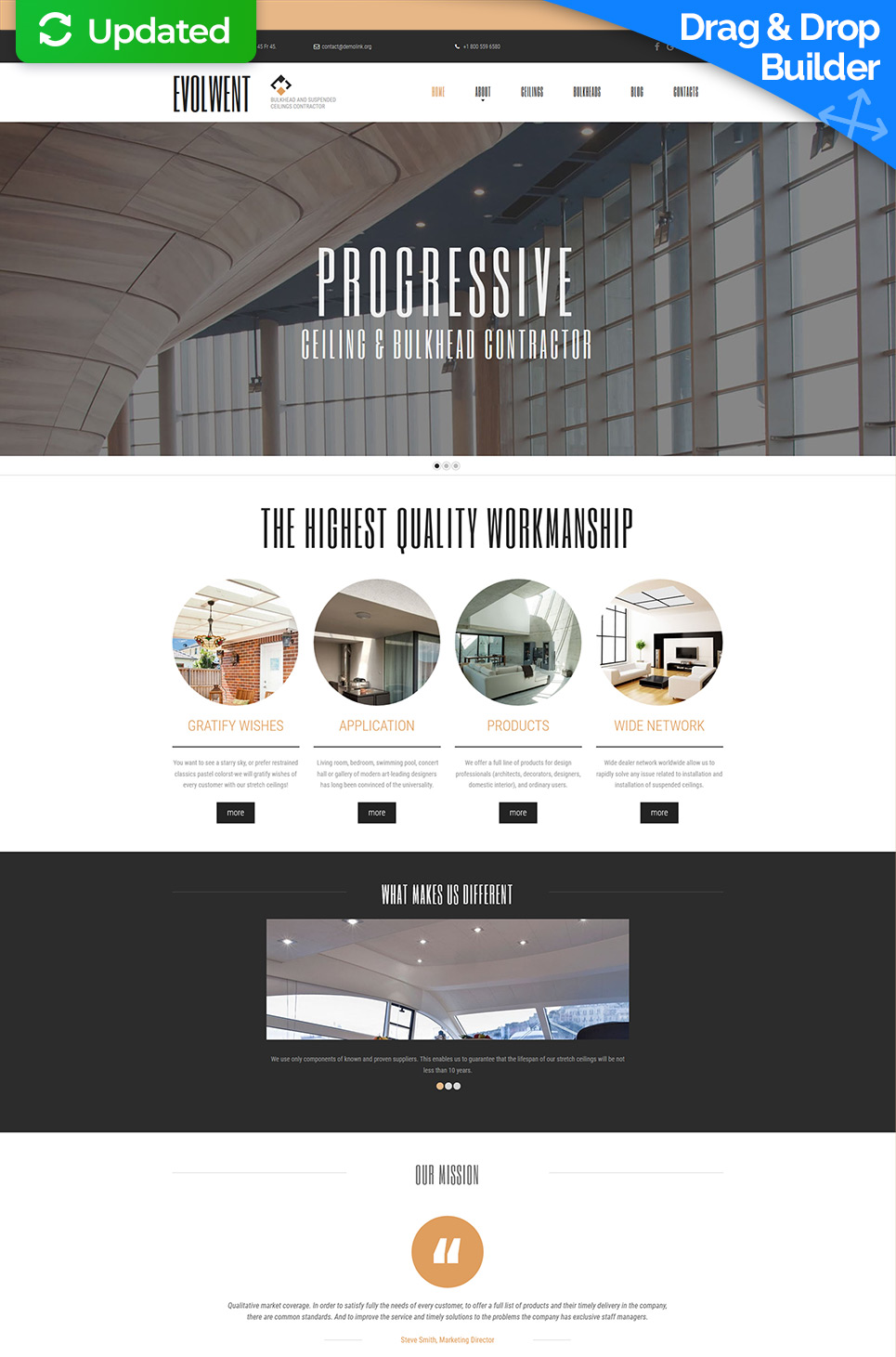 Construction Company Responsive Moto CMS 3 Template New Screenshots BIG