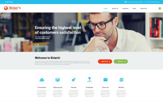 Consulting Agency PSD Template