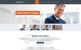Consulting Company PSD Template